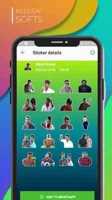 Tamil Stickers  vadivelu, Ani android App screenshot 2